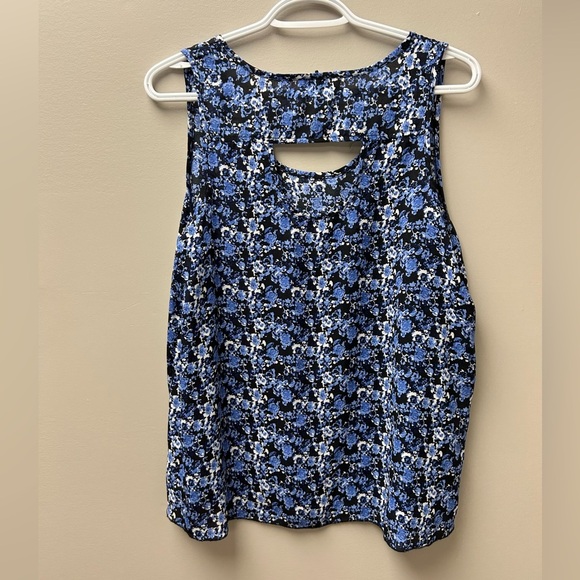 Bluecrush Women’s Floral Tank Top Blouse - Picture 2 of 3